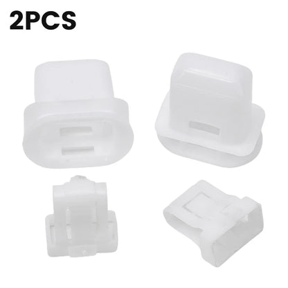 Clip Rear Seat Useful White 2pcs 72693-12080 Accessories High Reliability