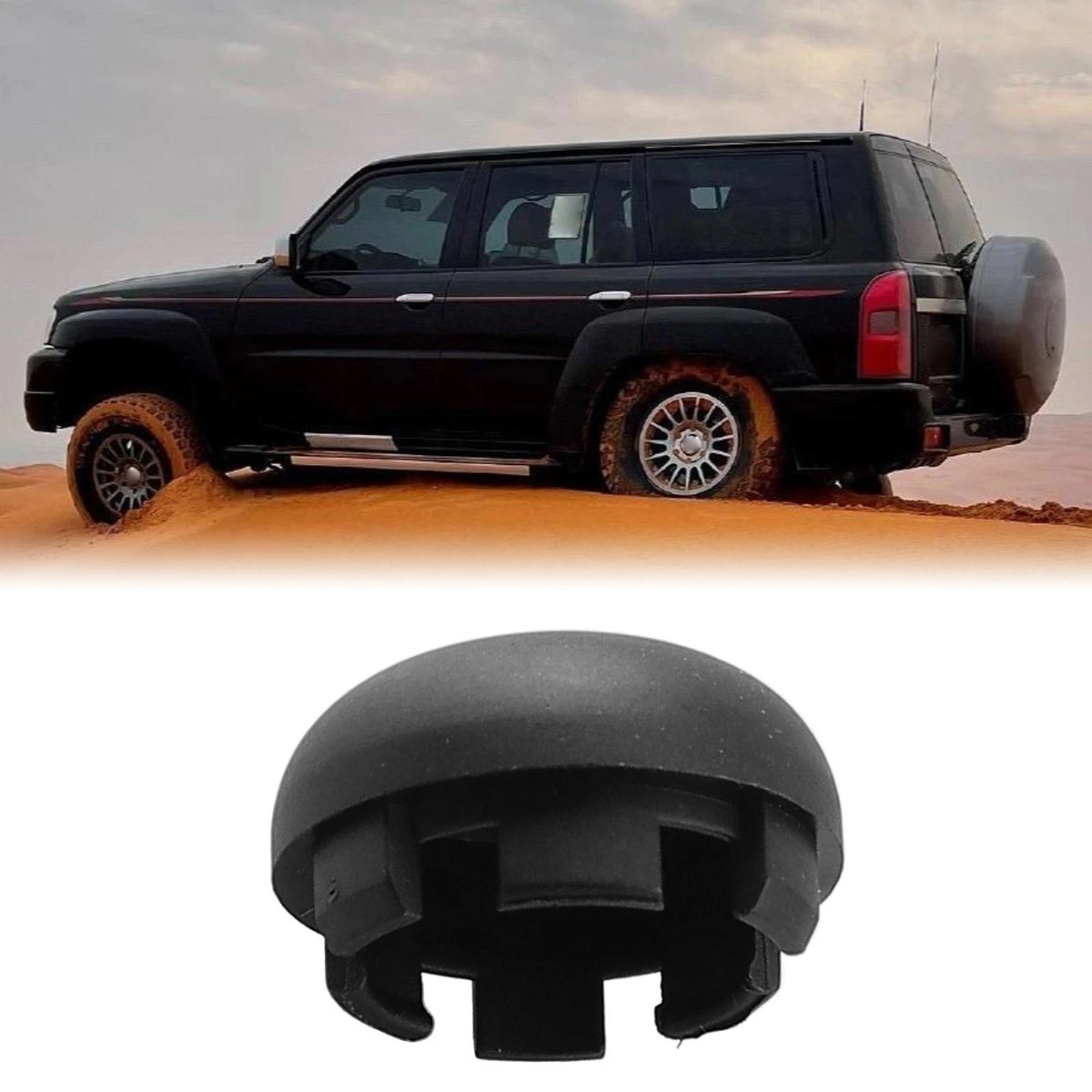 Rear Wiper Cap for Nissan Patrol Y61 (2000–2016) ABS 28782 WF000