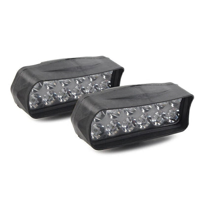 2X 12-LED Motorcycle Front Headlight Spot Fog Light for ATV UTV