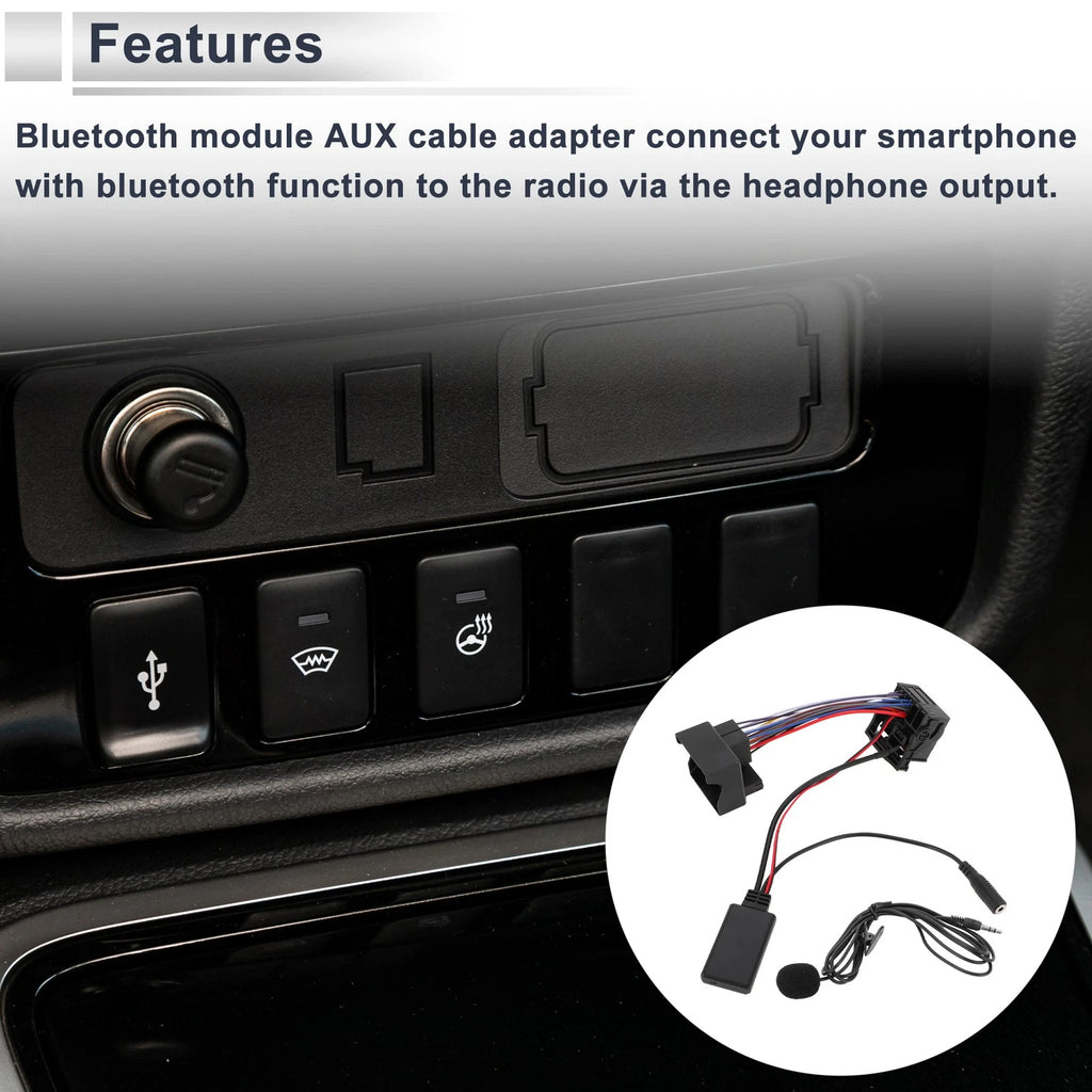 Radio Stereo Harness Replacement for Ford 16 Pin Microphone Handsfree (2011–2018)