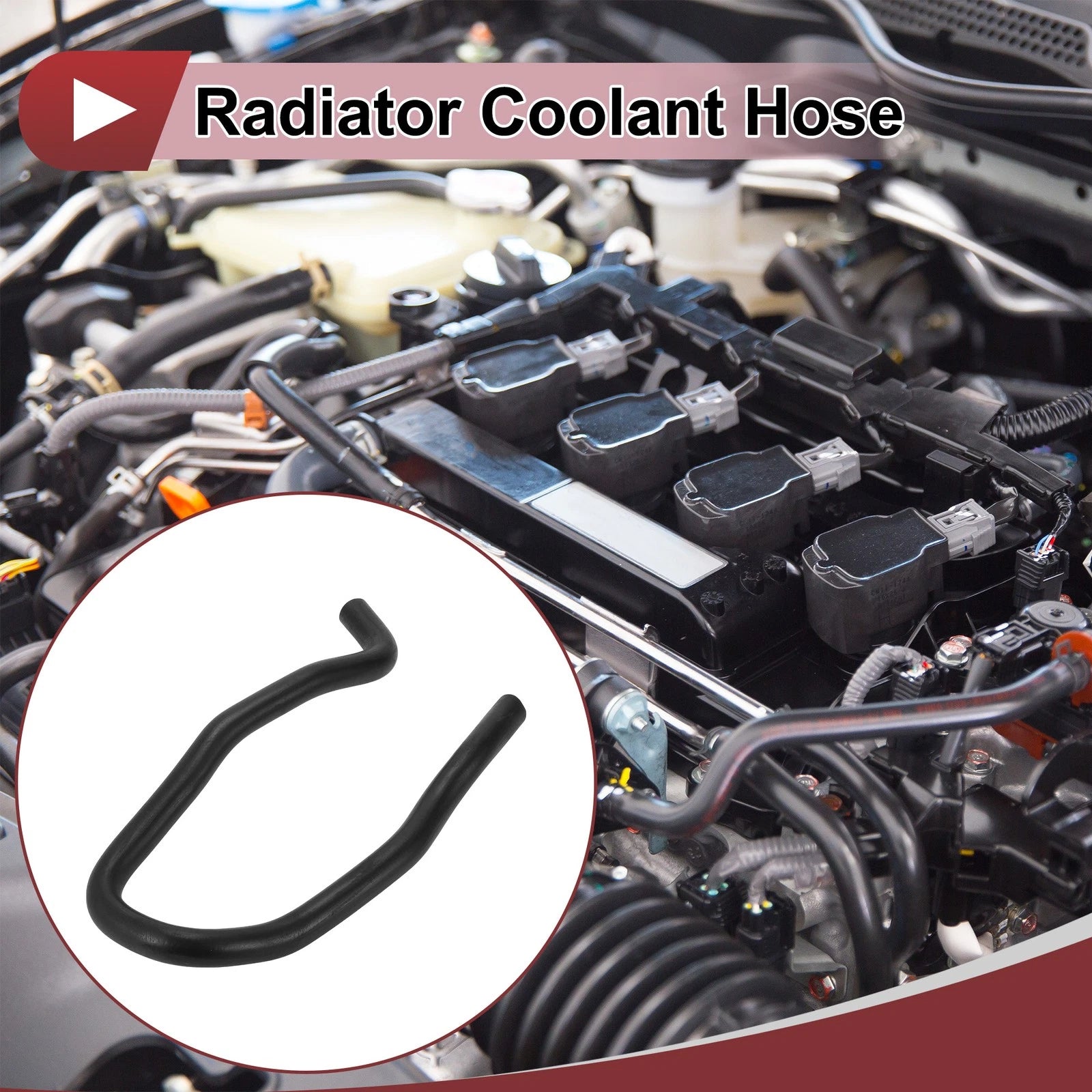 Radiator Coolant Hose Rubber Replacement for Honda Accord 2.4L (2013–2017)