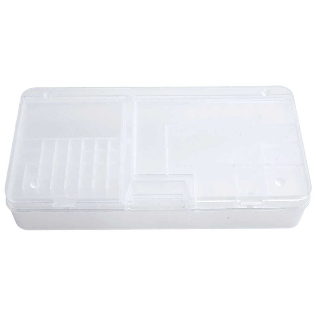 1X Small Plastic Clear Storage Box Organizer Case with Lid