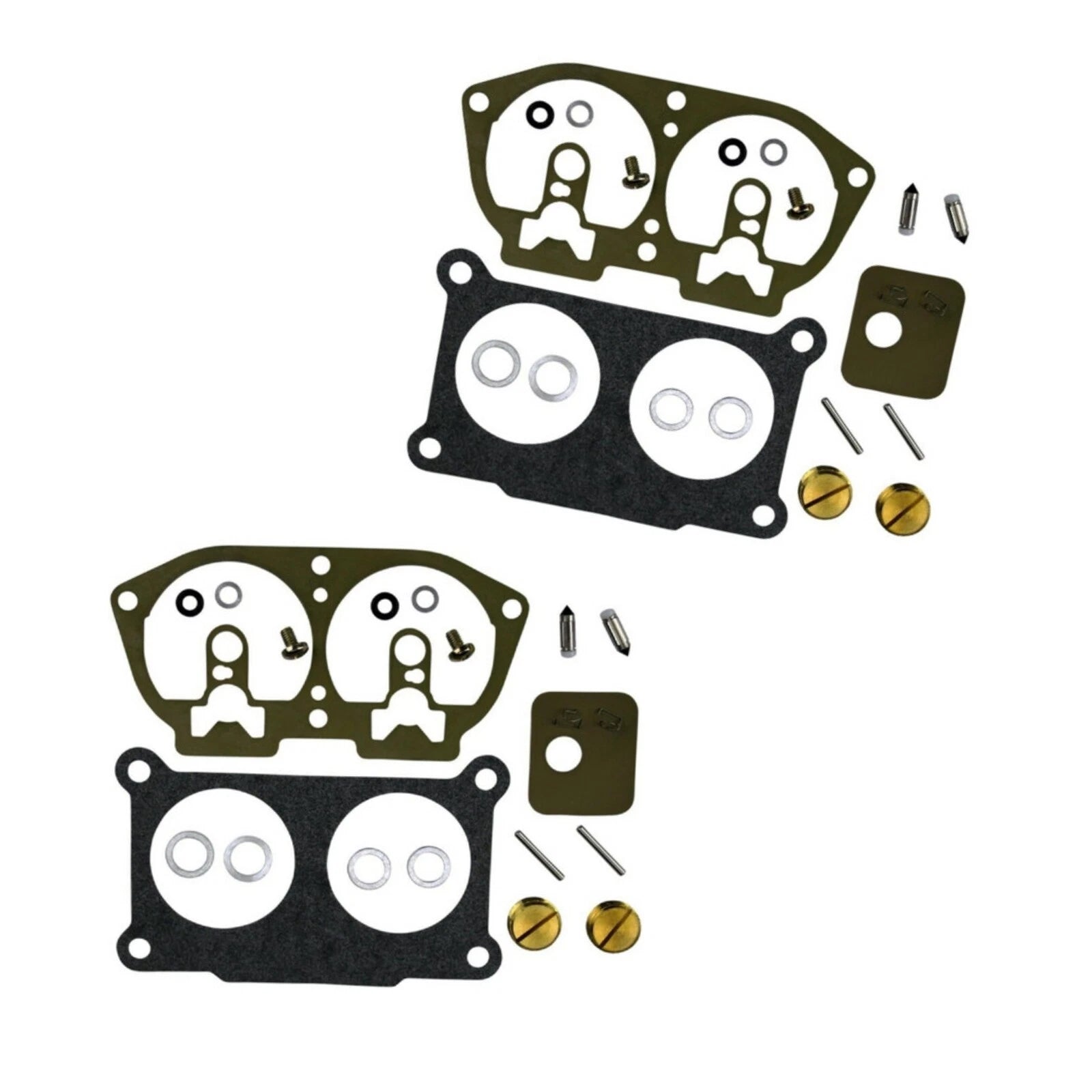 2X Carburetor Rebuild Kit for Yamaha Outboard V-6 150 175 200 225 HP (1986–1995)