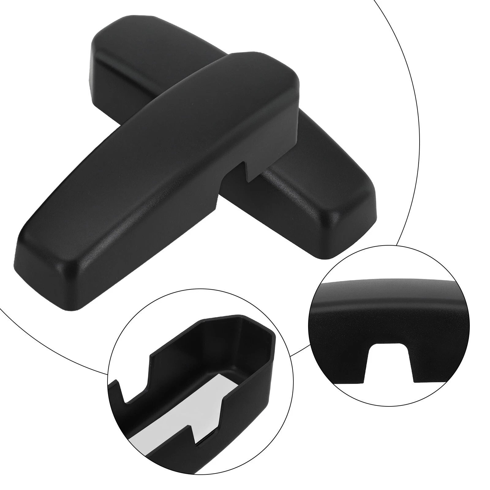 Matte Black Bracket for Land Rover Defender SVX (2015–2020)