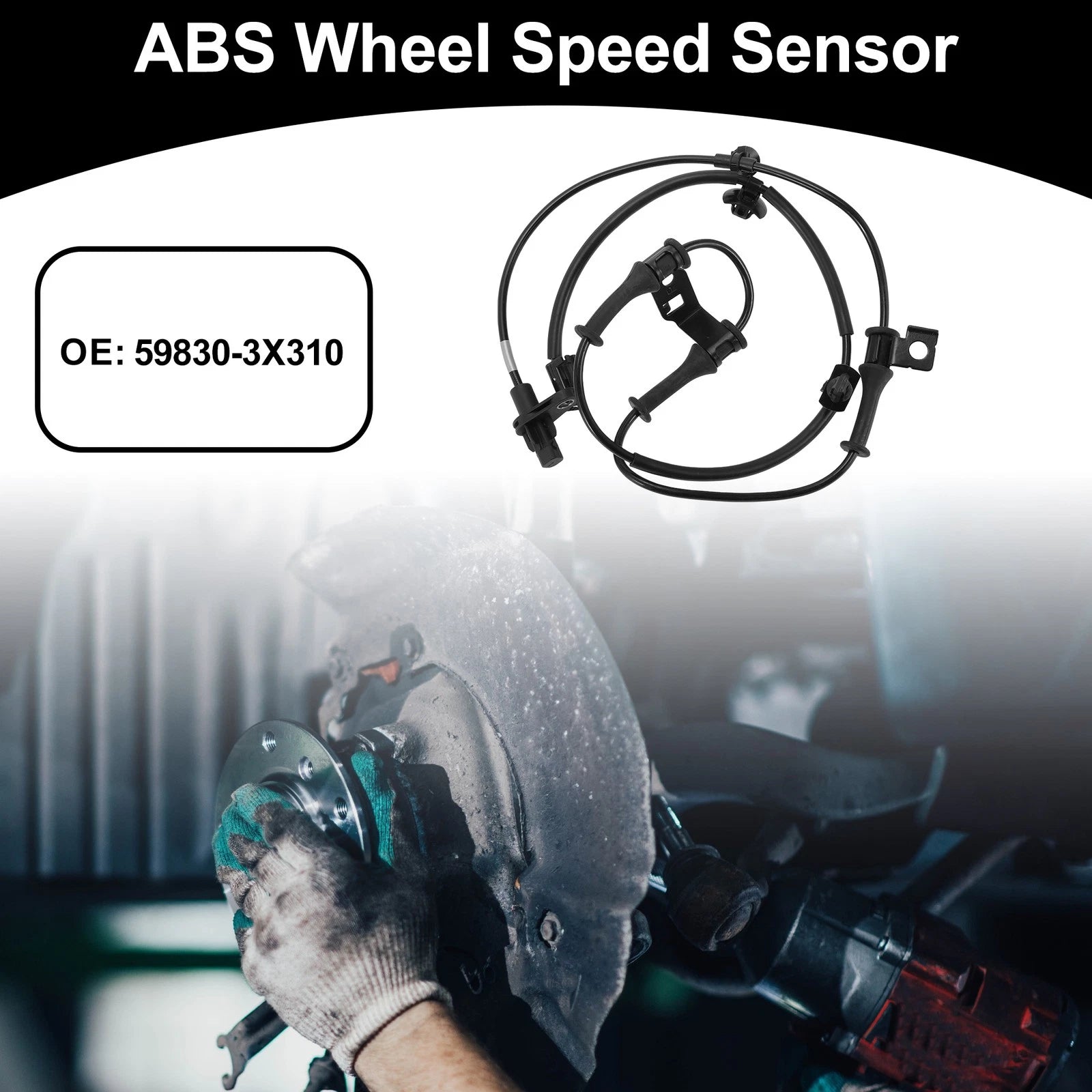 ABS Wheel Speed Sensor Rear Hub Replacement for Hyundai Elantra (2011–2016)