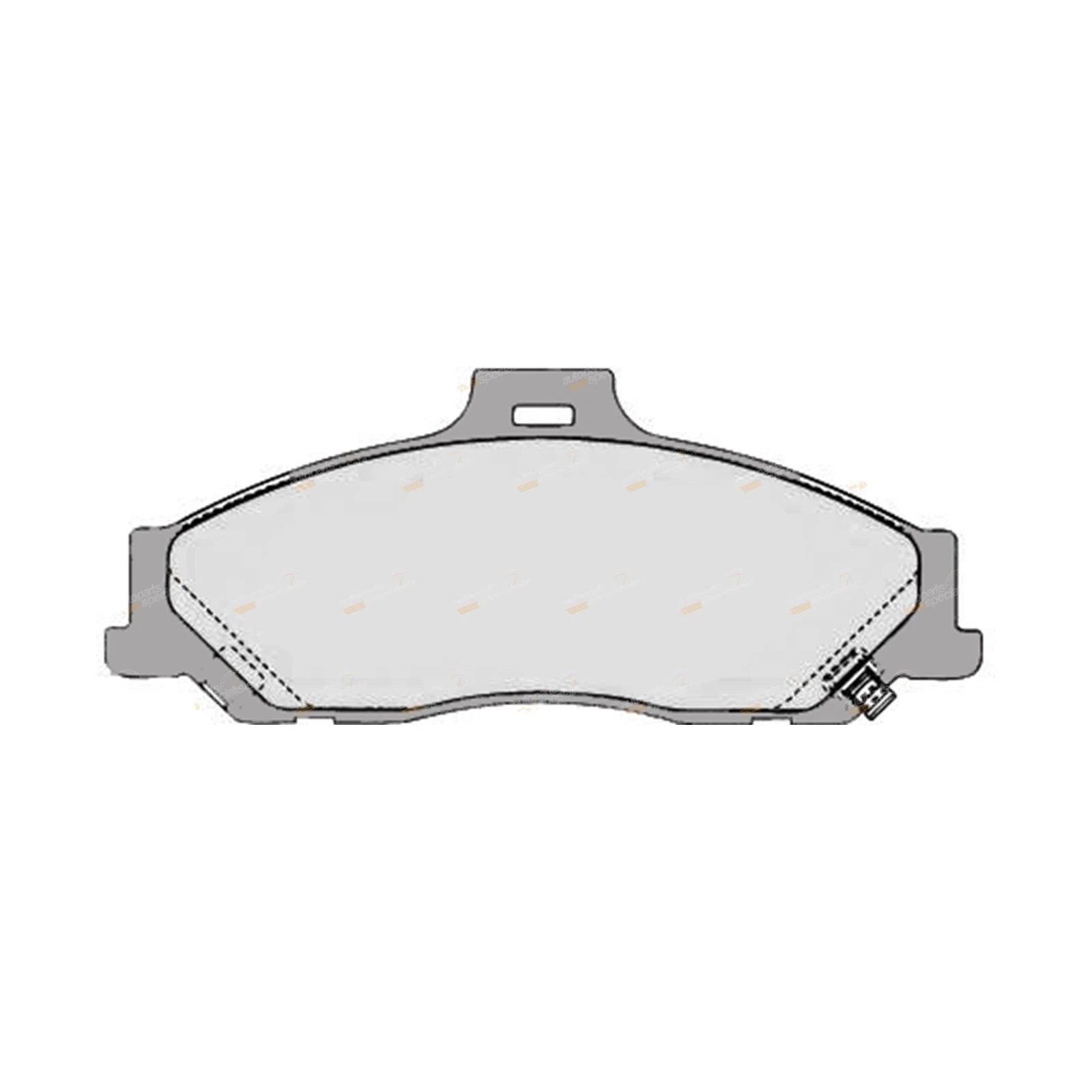 Front Disc Brake Pads Set for Mazda BT-50 B2500 B3000 (2006–2014)