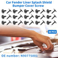 Fender Liner Splash Shield Screw Replacement Set for Audi A3 (2006–2013)