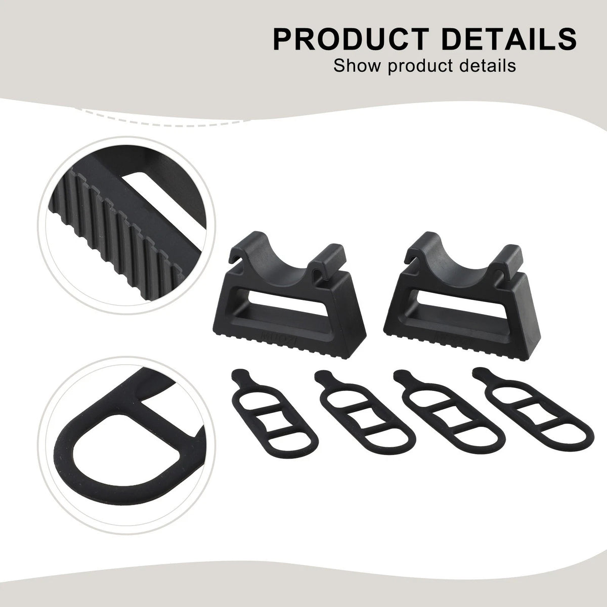 2X Handlebar Support Brackets for Bike Repair Workshops