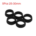 Waterproof Silicone Ring Dust Cover for Bike Seat Post 25-30mm (5 Pack)