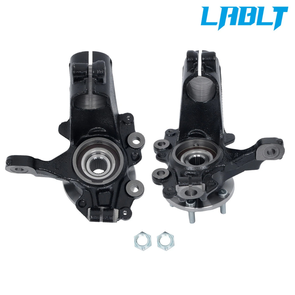 Set of 2 Front Left & Right Wheel Steering Hub Knuckle Assembly for Ford Focus (2012–2018)