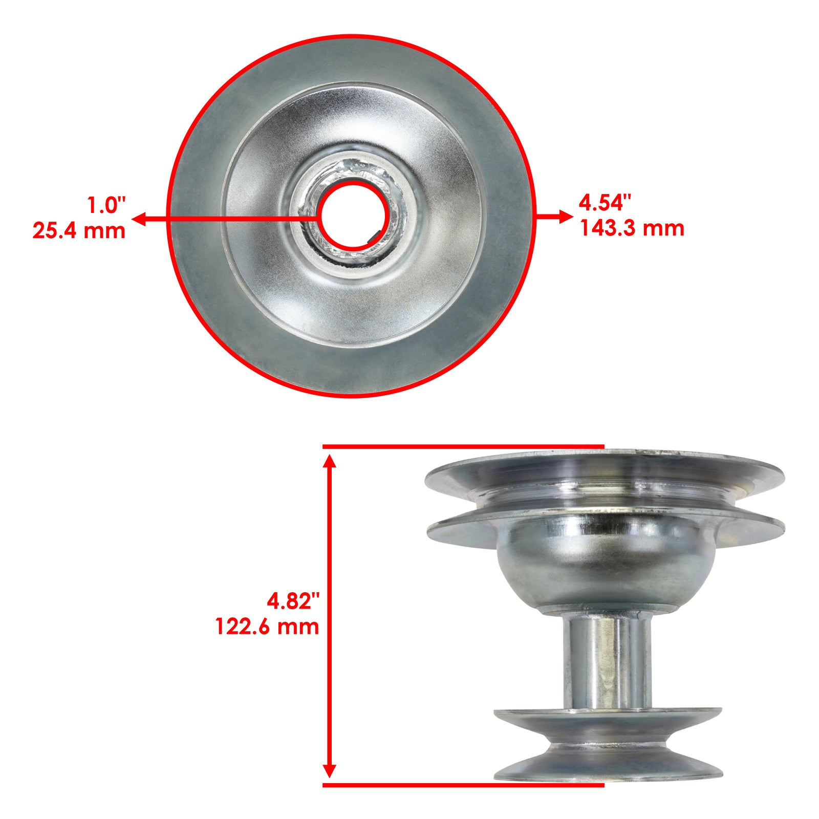 Engine Pulley Replacement for MTD 662F 607G 608G 660G 673G (1994–1999)
