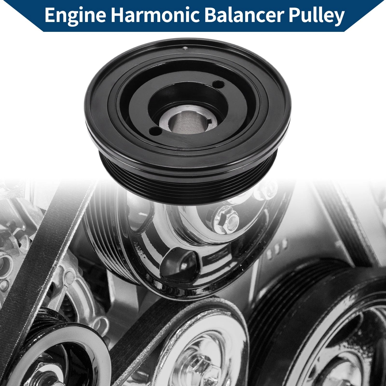 Engine Harmonic Balancer Crank Pulley Replacement for Lexus LS460 (2007–2017)