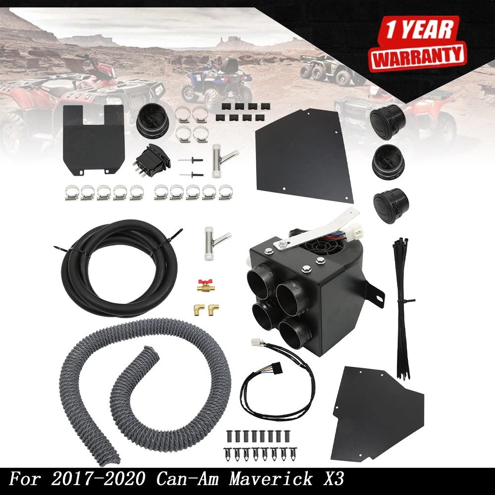 Cab Heater Kit for Can-Am Maverick X3 (2017–2020) with Defrost