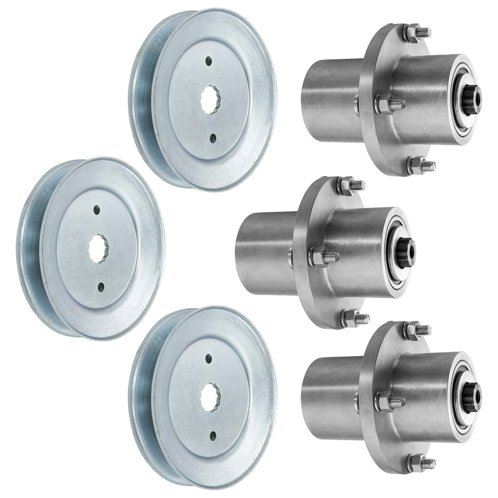 Deck Spindle with Pulley Replacement for Hustler FasTrak SDX (2007–2023)