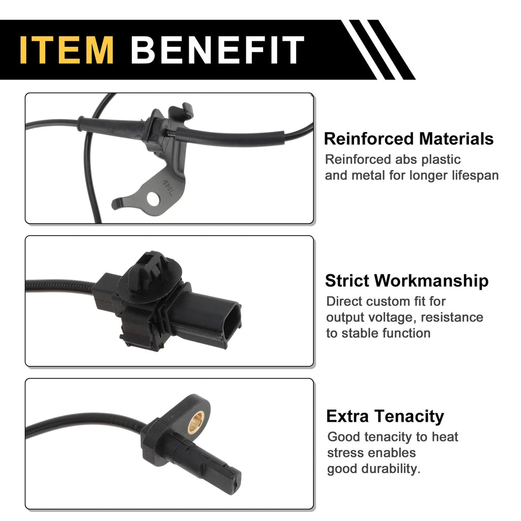 ABS Wheel Speed Sensor Replacement for Honda Jade (2012–2024) Front Left
