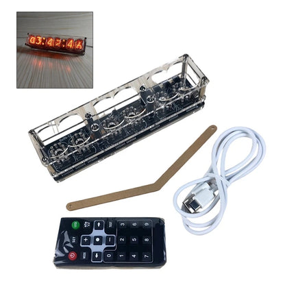 IN-12 Tube Clock Display Stand for IN-12 Tubes (No Soldering)