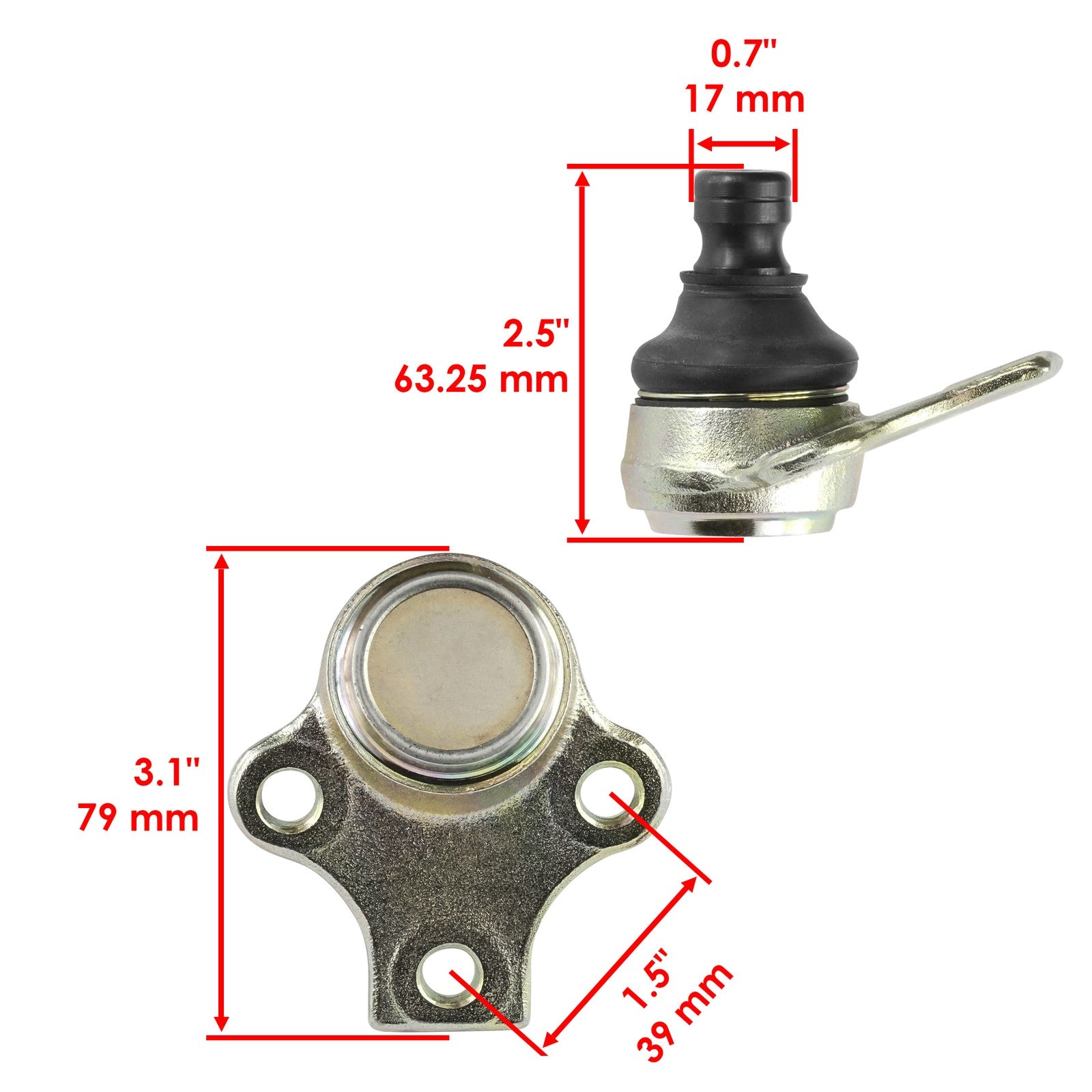 Lower Ball Joints Replacement for Can-Am Outlander 400 STD (2006–2008)