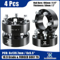 4PC Wheel Spacers Adapters 2 Inch 6 Lug M12x1.5 for Black (2000–2025)