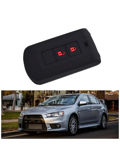 Silicone Key Case Cover for Mitsubishi Outlander, Eclipse, Pajero