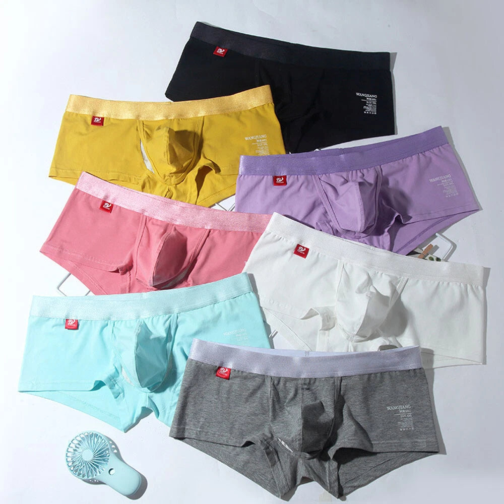 2X Men's Boxer Briefs Breathable Pouch Underwear