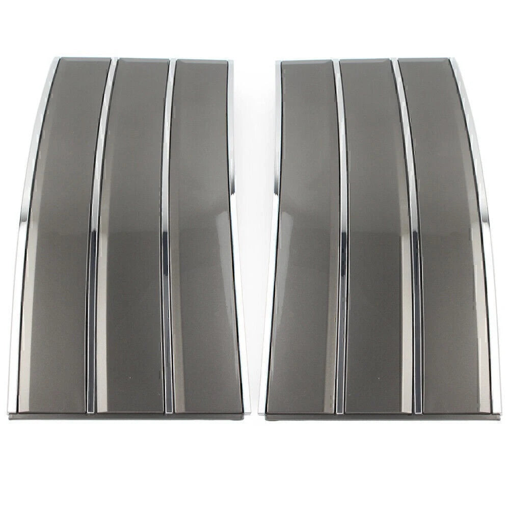 Side Mesh Vent Grille for Land Rover Range Rover (2013–2017) Grey Chrome