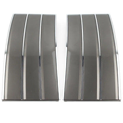 Side Mesh Vent Grille for Land Rover Range Rover (2013–2017) Grey Chrome