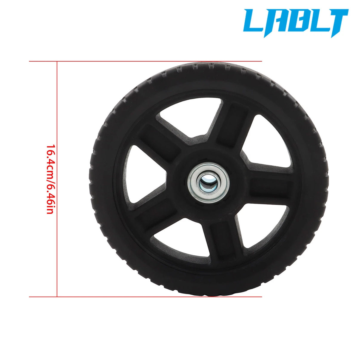 2X 7 Inch Lawn Mower Wheels Kit for Cart Push Mower (LABLT)