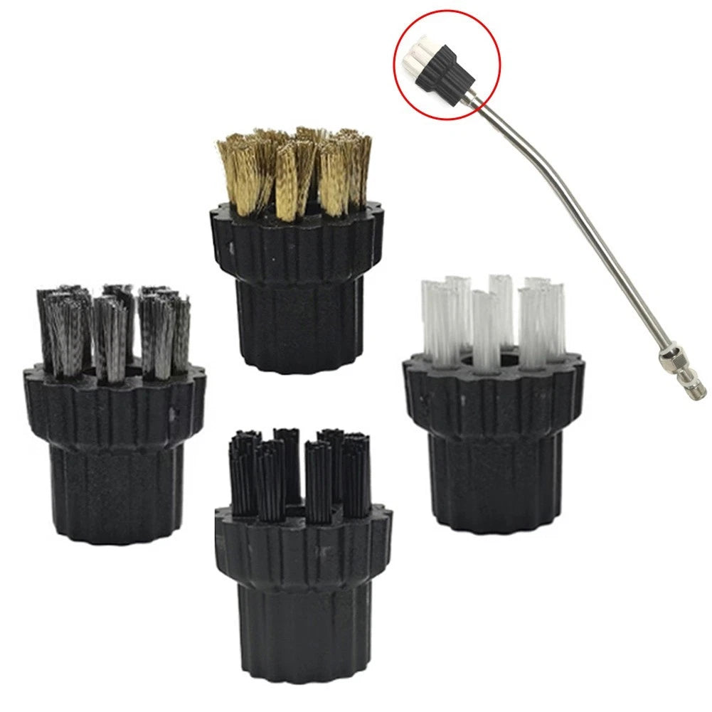 Complete Steam Mop Brush Set for Effective Grease and Stain Removal