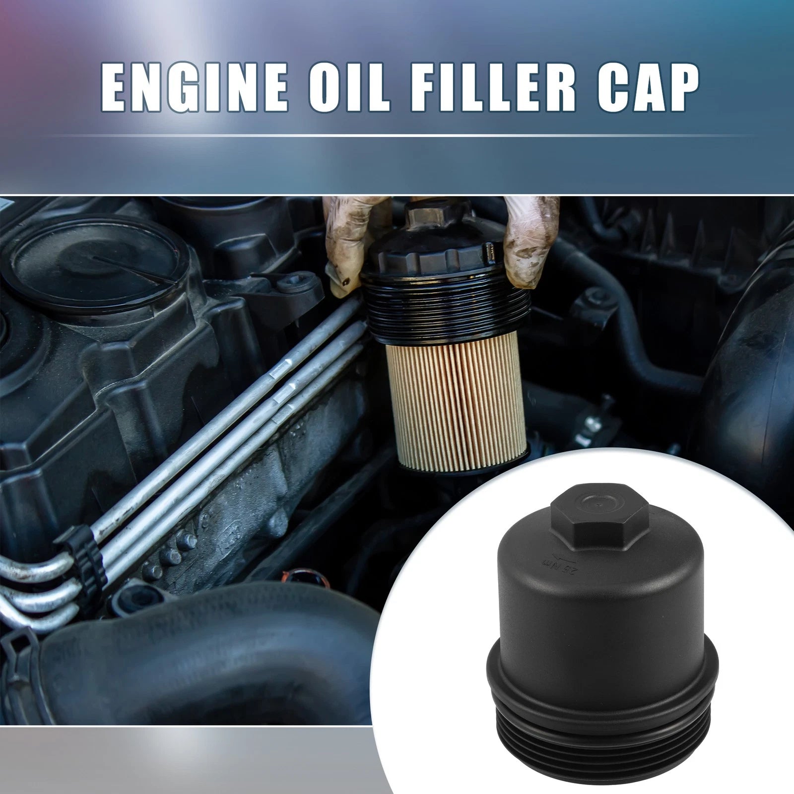 Engine Oil Filter Housing Cap Replacement for Mercedes-Benz CL550 E550 CLS550 (2011–2017)