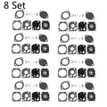 Set of 8 Carburetor Rebuild Kits for Stihl BR500 BR550 BR600 (ZAMA RB-114 RB-132)