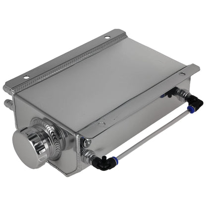 2L Aluminum Coolant Reservoir Tank for Universal Fit Vehicles