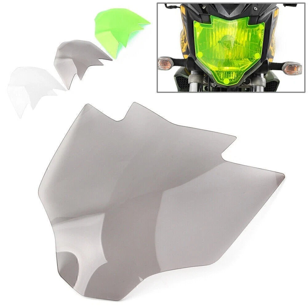 Front Headlight Guard Shield for Yamaha FZ-S 150 (2017–2019) Smoke Lens Cover