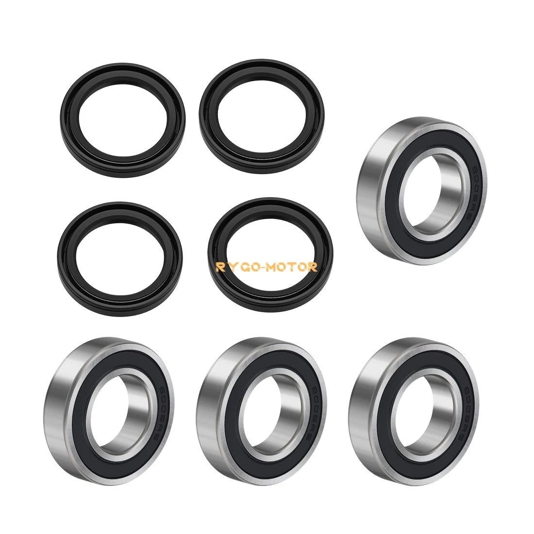 Set of 2 Front Wheel Bearings Seal for Kawasaki Mule 3000–4010