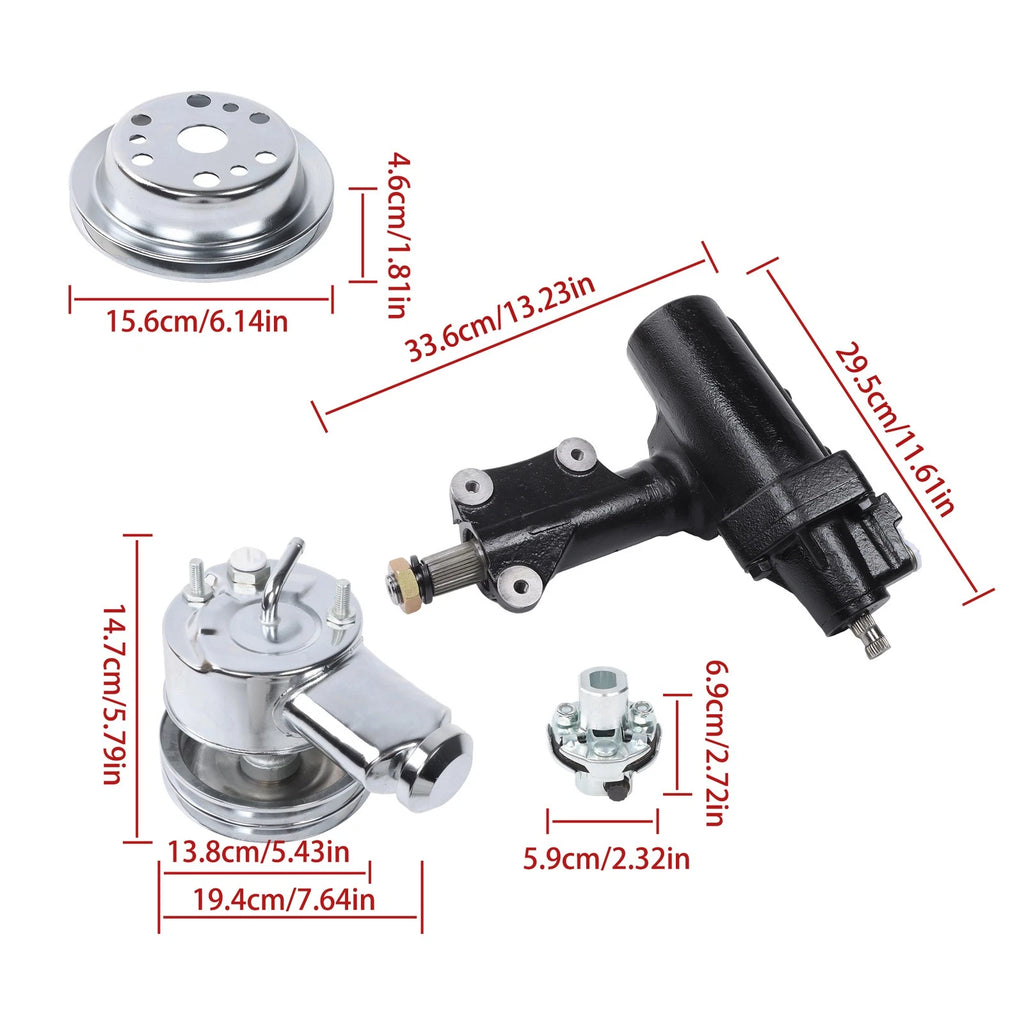 Power Steering Conversion Motor Mount for Chevrolet 55-57 Small Block