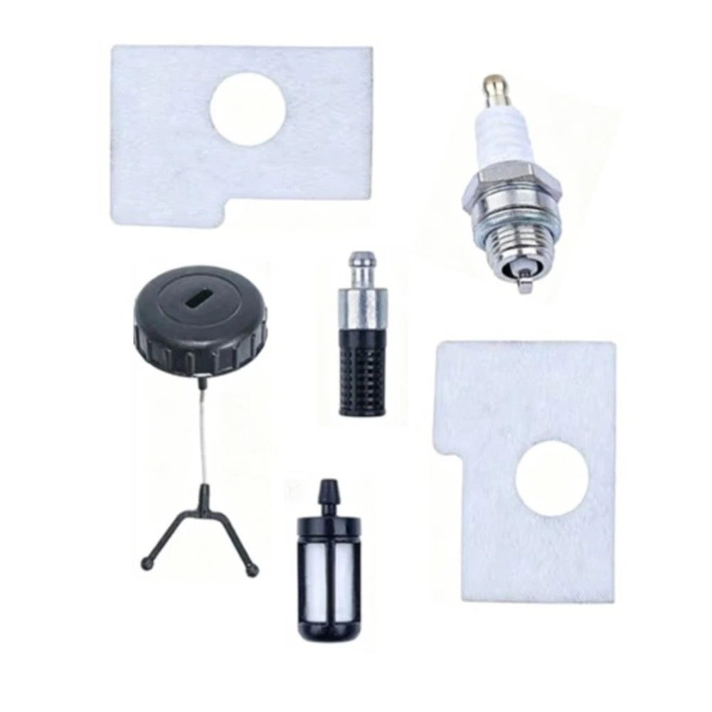 Chainsaw Filter Kit & Oil Pump Assembly for Heavy Duty Logging (Black Finish)