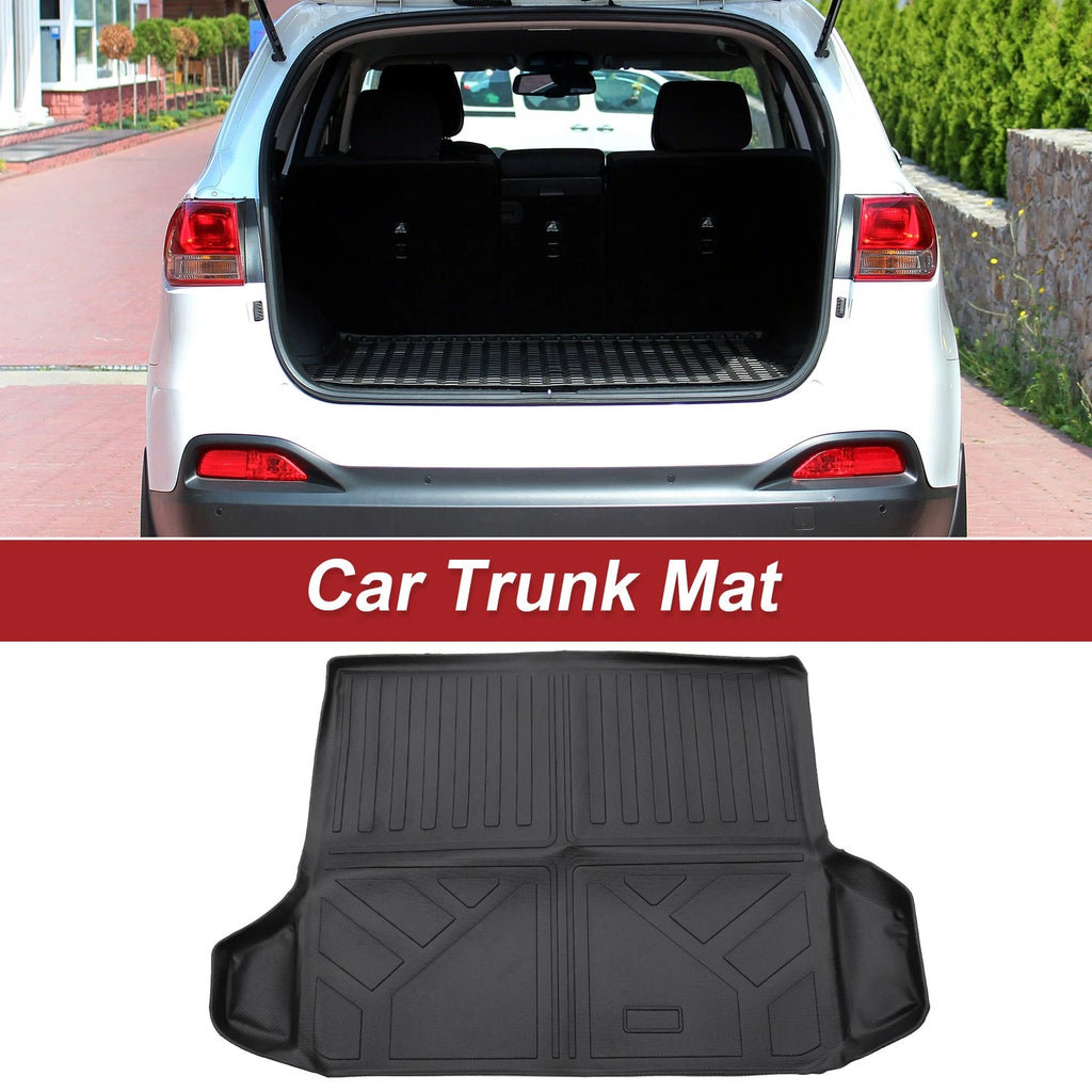 Cargo Liner Rear Trunk Mat for Chevy Equinox (2012–2017) Diamond Pattern