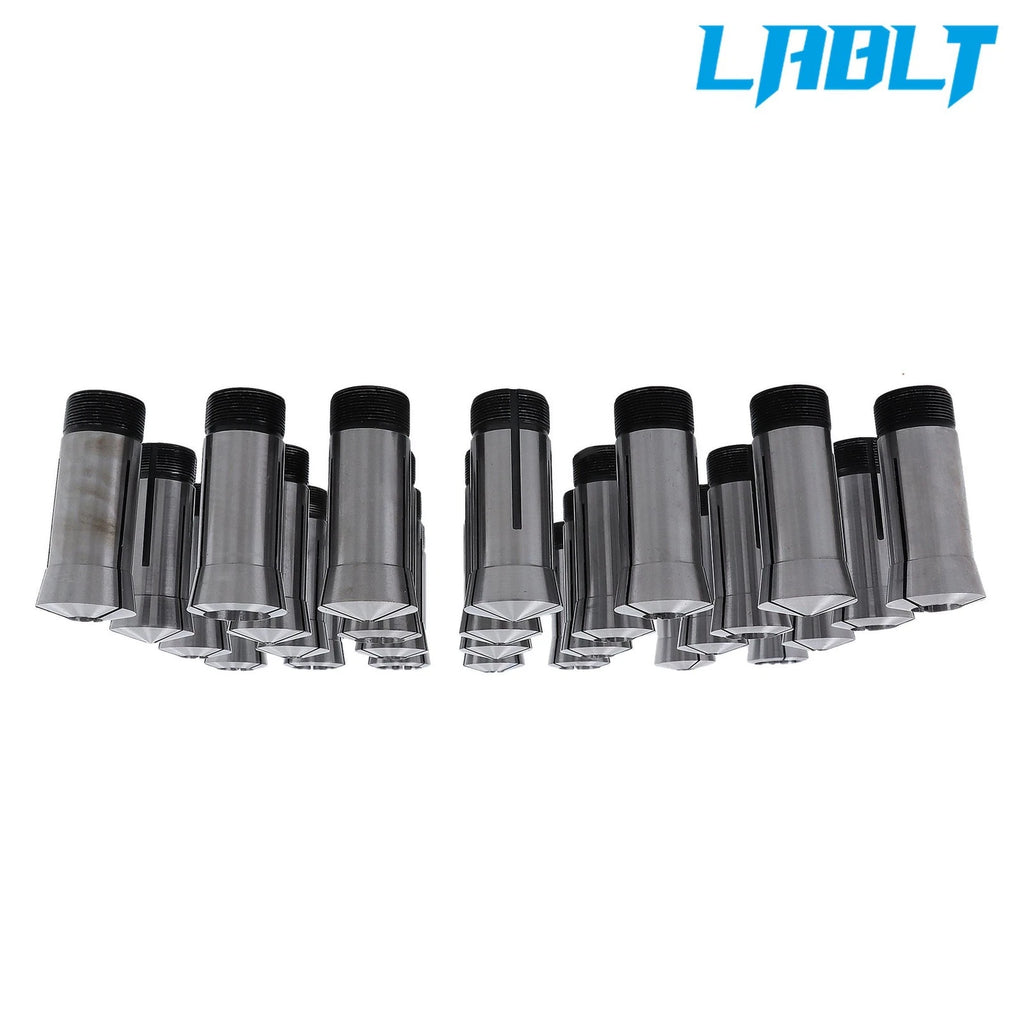 28 Pcs 5C Collet Set for Precision Machining (1mm to 28mm)