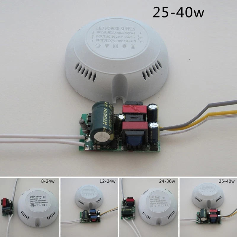 LED Driver Supply Adapter for Ceiling Lamp (24W 36W AC185-265V)