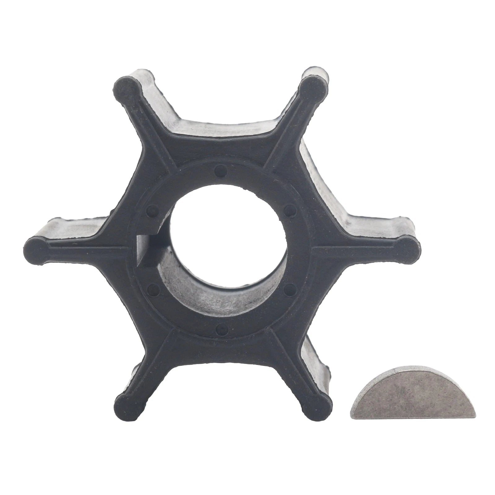Water Pump Impeller w/Key for Suzuki Outboard 9.9 15 HP (1990–2023) 17461-93901 17461-939L0