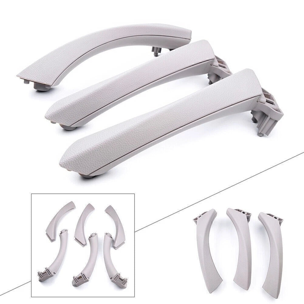 3Pcs Door Panel Handle Pull Trim Cover for BMW E90 3-Series (2006–2013)