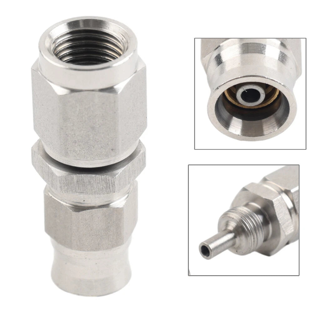 AN3 Straight Brake Swivel Hose End Fitting for Universal Applications (1PCS)