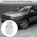 Type H Wheel Lock Lugnut Antitheft Screw Nut Removal Key Socket for Toyota