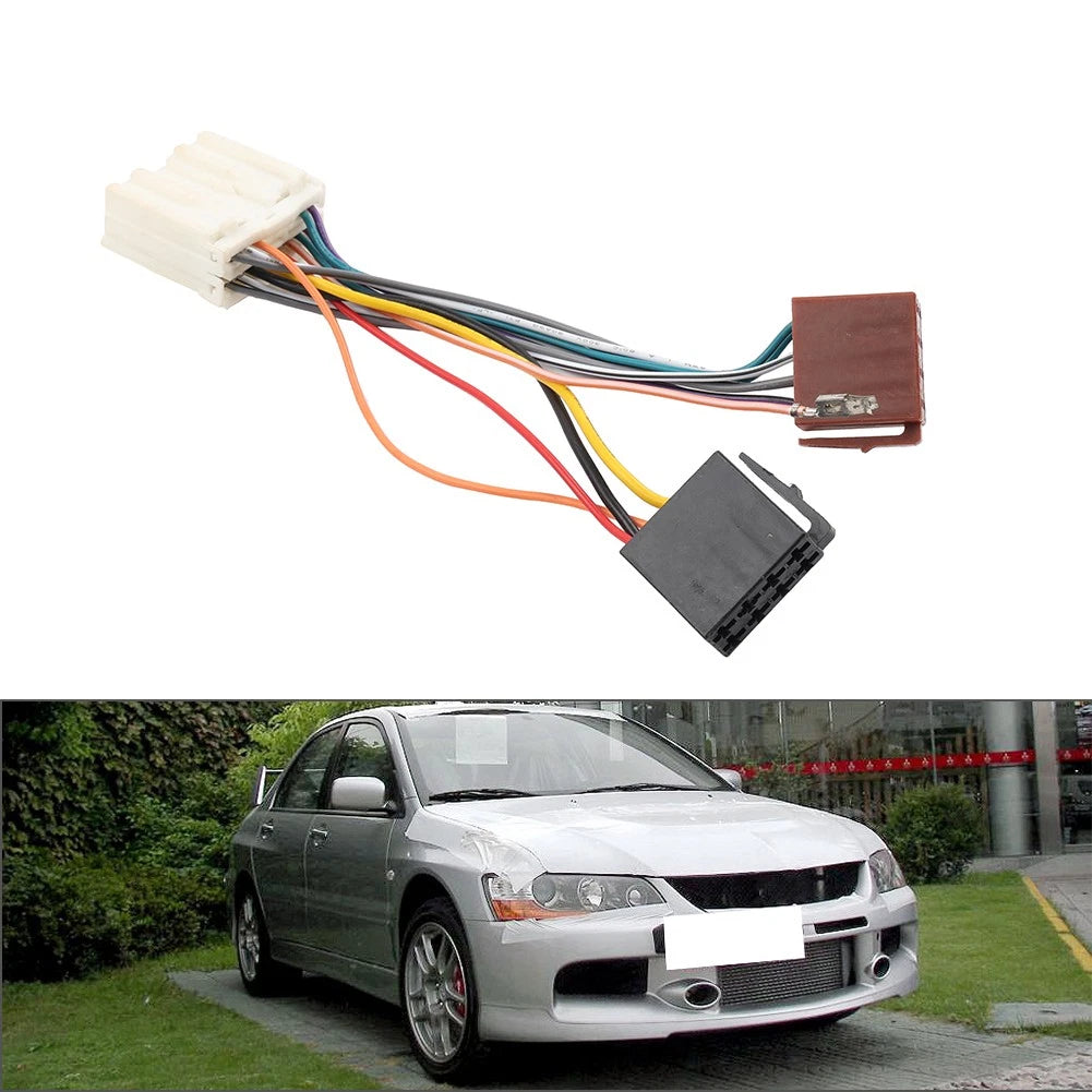 Car Radio Stereo Wiring Harness Adapter for Mitsubishi Lancer Galant Outlander (2000–2015)