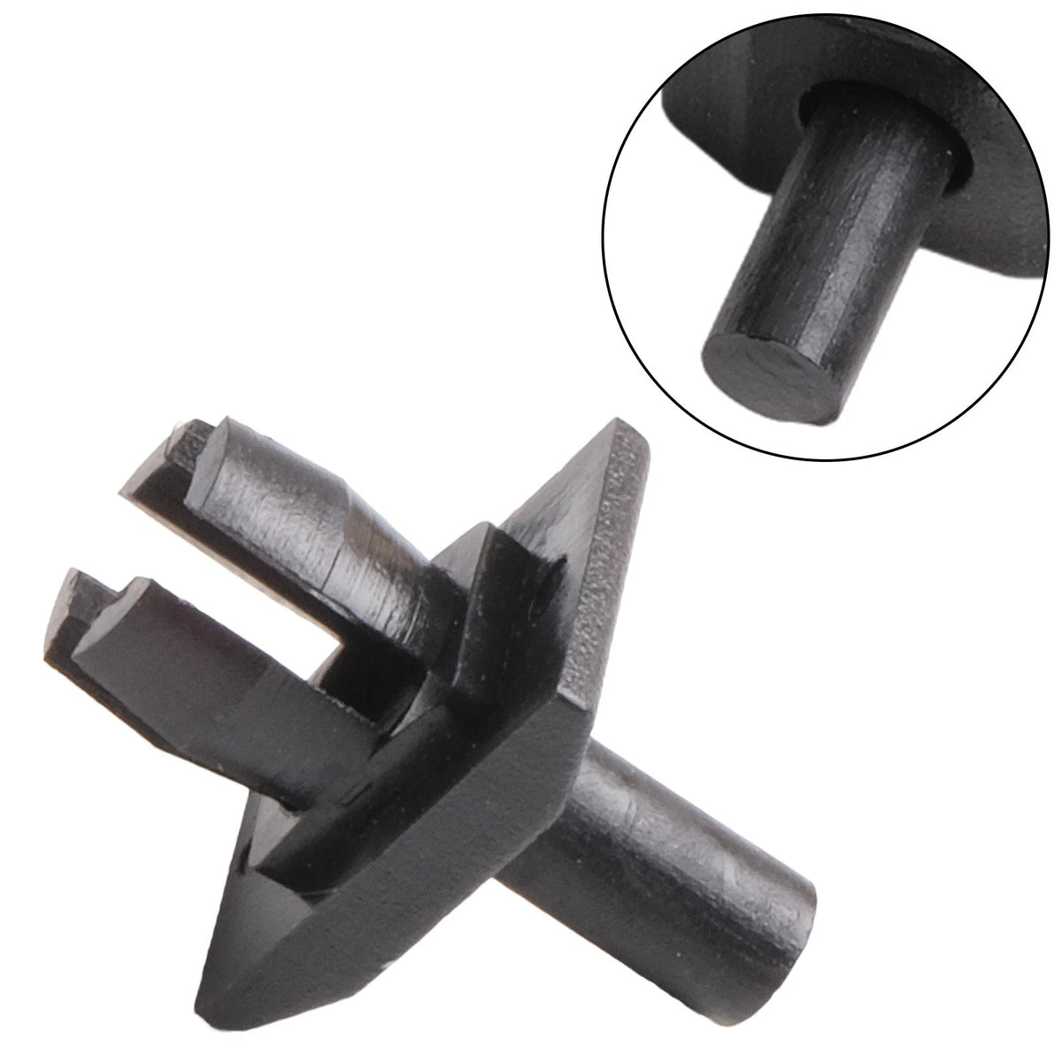 Set of 4 Black Plastic Front Grille Clips for Golf Transporter T25 (MK1)
