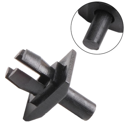 Set of 4 Black Plastic Front Grille Clips for Golf Transporter T25 (MK1)