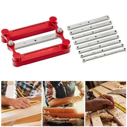 Precision Marking Tool for Woodworking - Stainless Steel Design