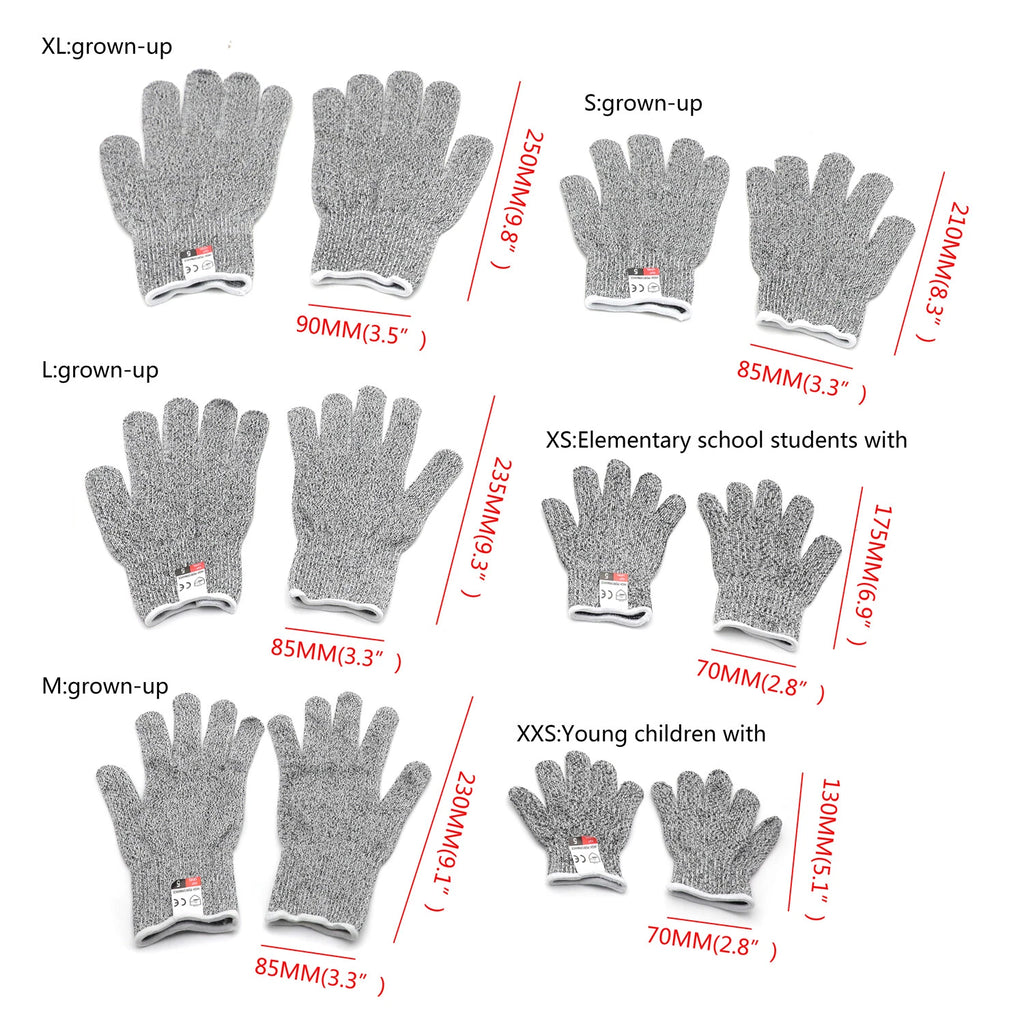 M Cut Resistant Working Gloves for (Level 5 Protection)