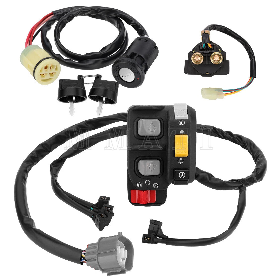 Handlebar Ignition Key Switch w/Relay for Honda Rancher TRX420 (2007–2013)