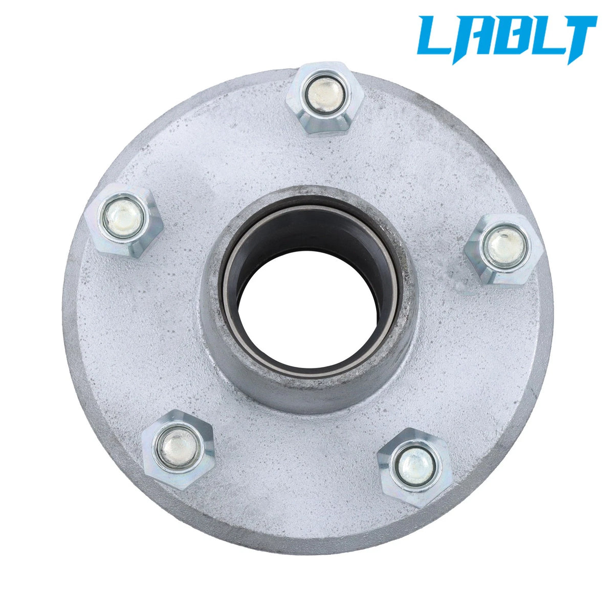 Set of 2 Trailer Hub Bearing Kit 5 Lug 5 on 4.5" for 2000 lbs Spindle