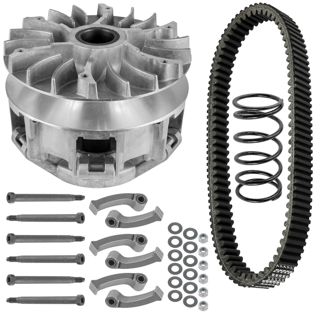 Drive Clutch and Aramid Spring Belt Replacement for Can Am Outlander (2018–2024)
